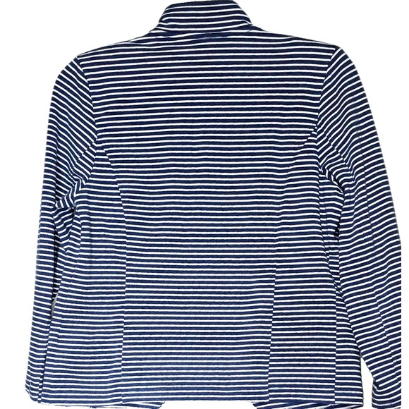 Tommy Hilfiger Nautical Cardigan Womens Size Medium M Navy Blue Knitted Colonial - Picture 3 of 6